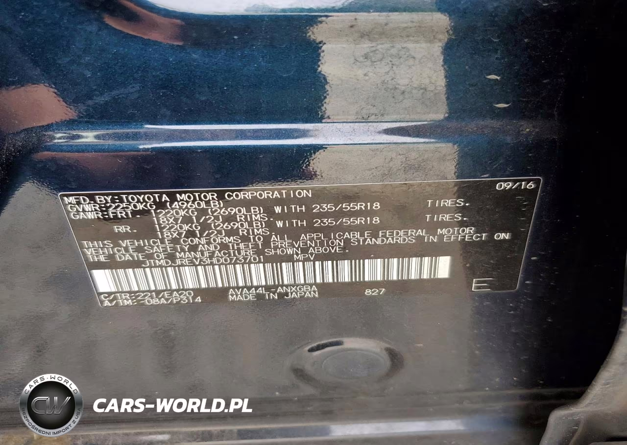 2017 Toyota Rav4 Hv Limited VIN:JTMDJREV3HD073701 - 14