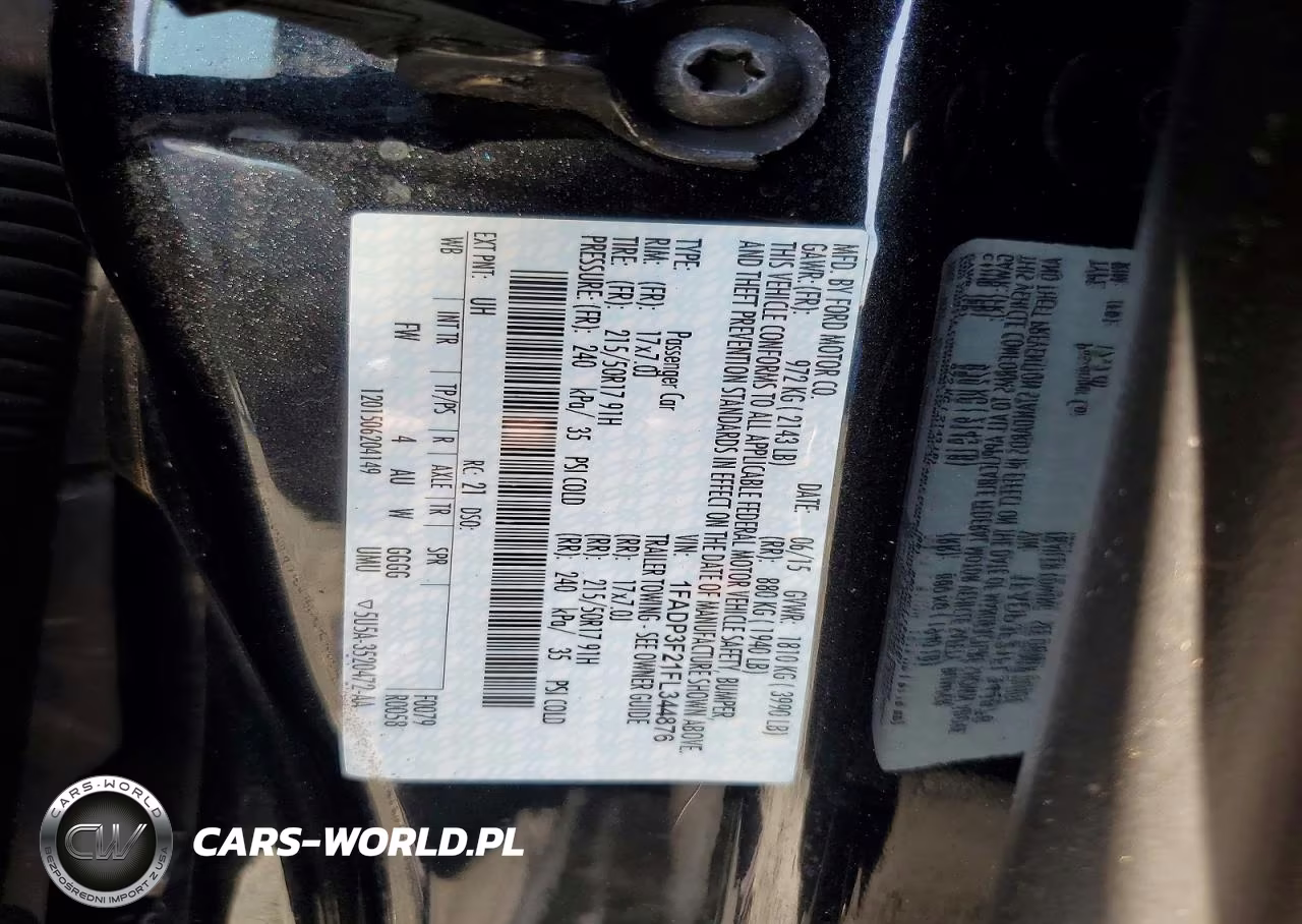 2015 Ford Focus Se VIN:1FADP3F21FL344876 - 12