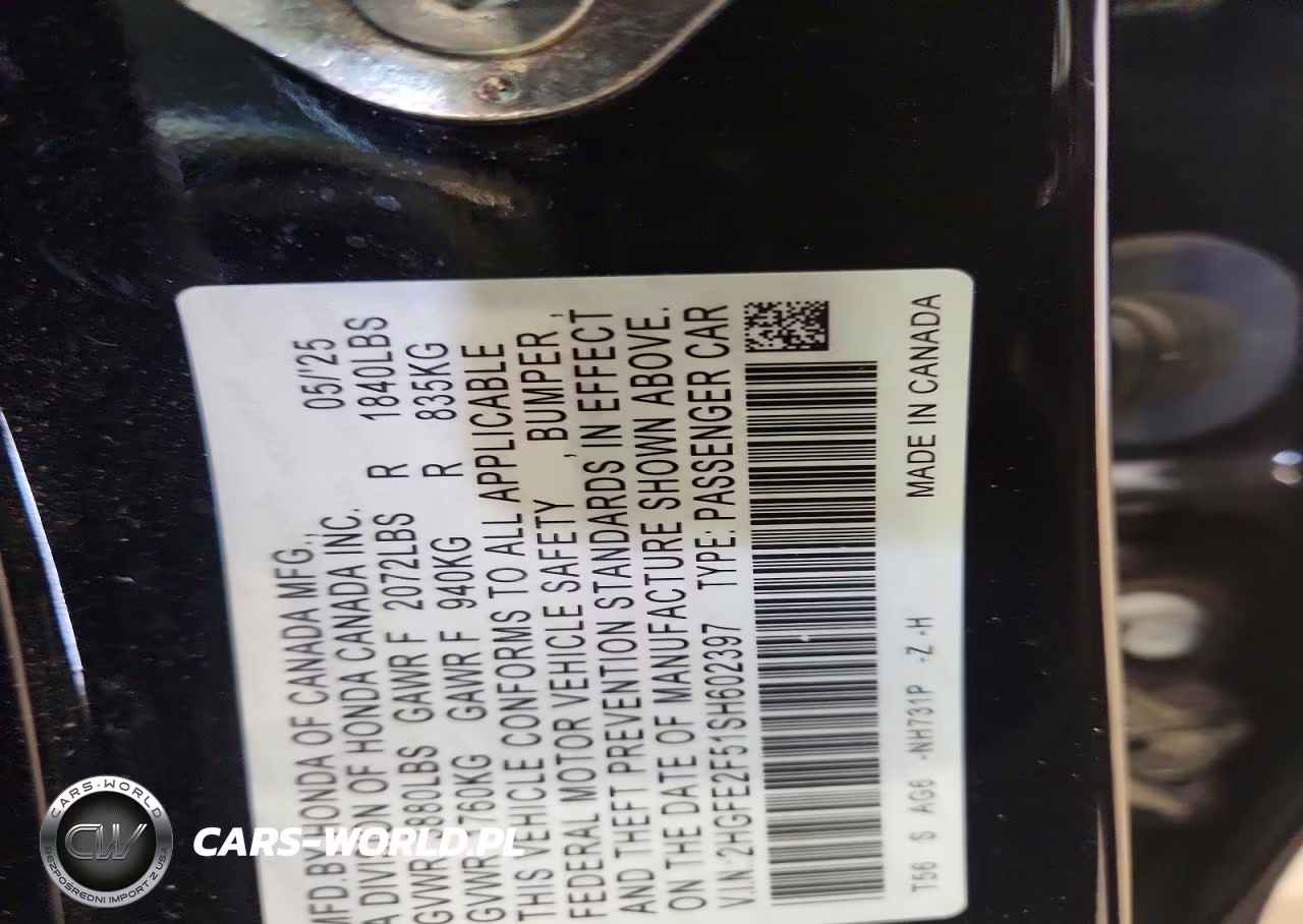 2025 Honda Civic Sport VIN:2HGFE2F51SH602397 - 12