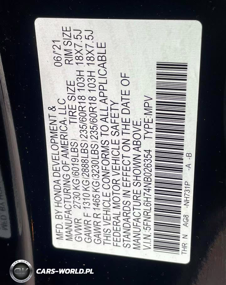2022 Honda Odyssey Exl VIN:5FNRL6H74NB026354 - 10