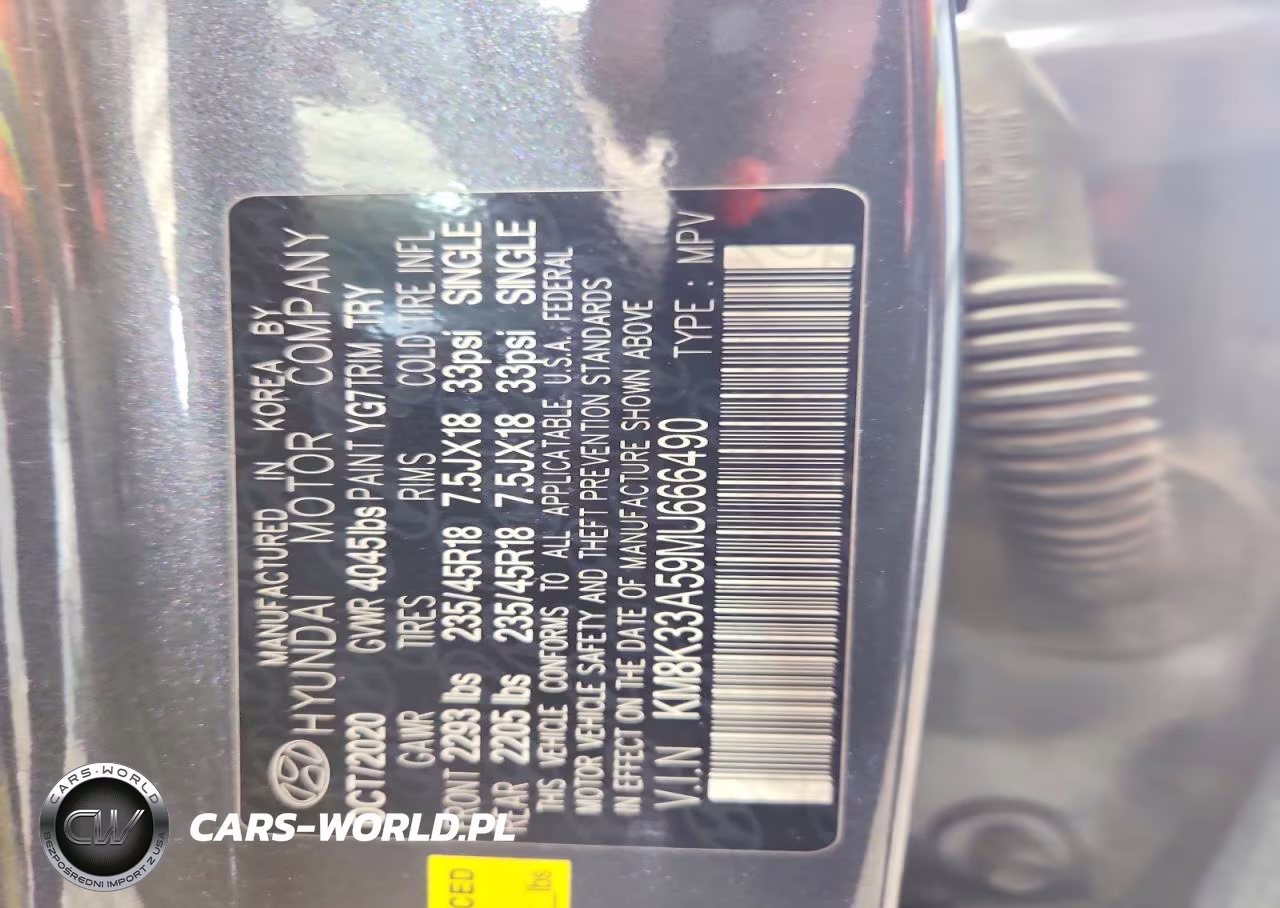 2021 Hyundai Kona Limited VIN:KM8K33A59MU666490 - 12