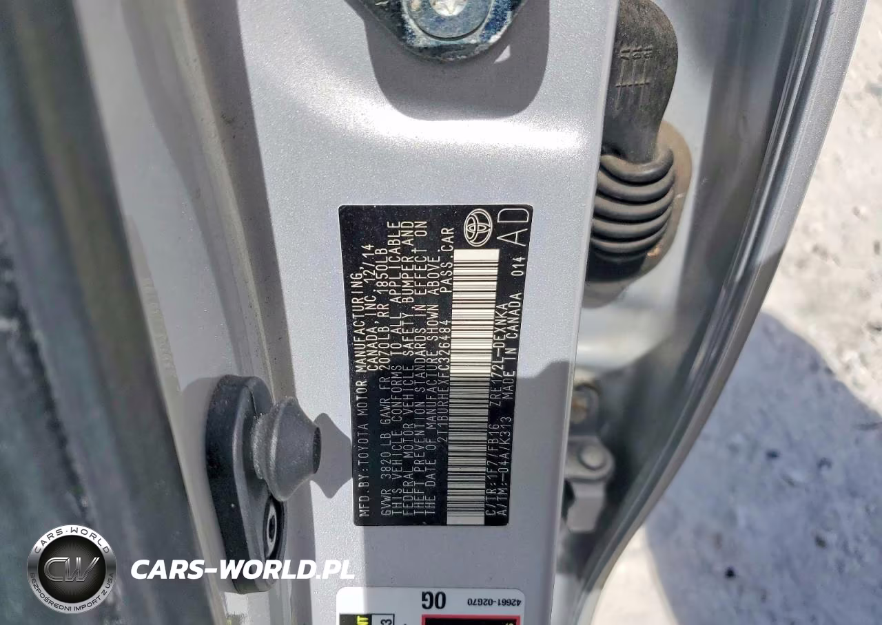 2015 Toyota Corolla Le VIN:2T1BURHEXFC326484 - 13