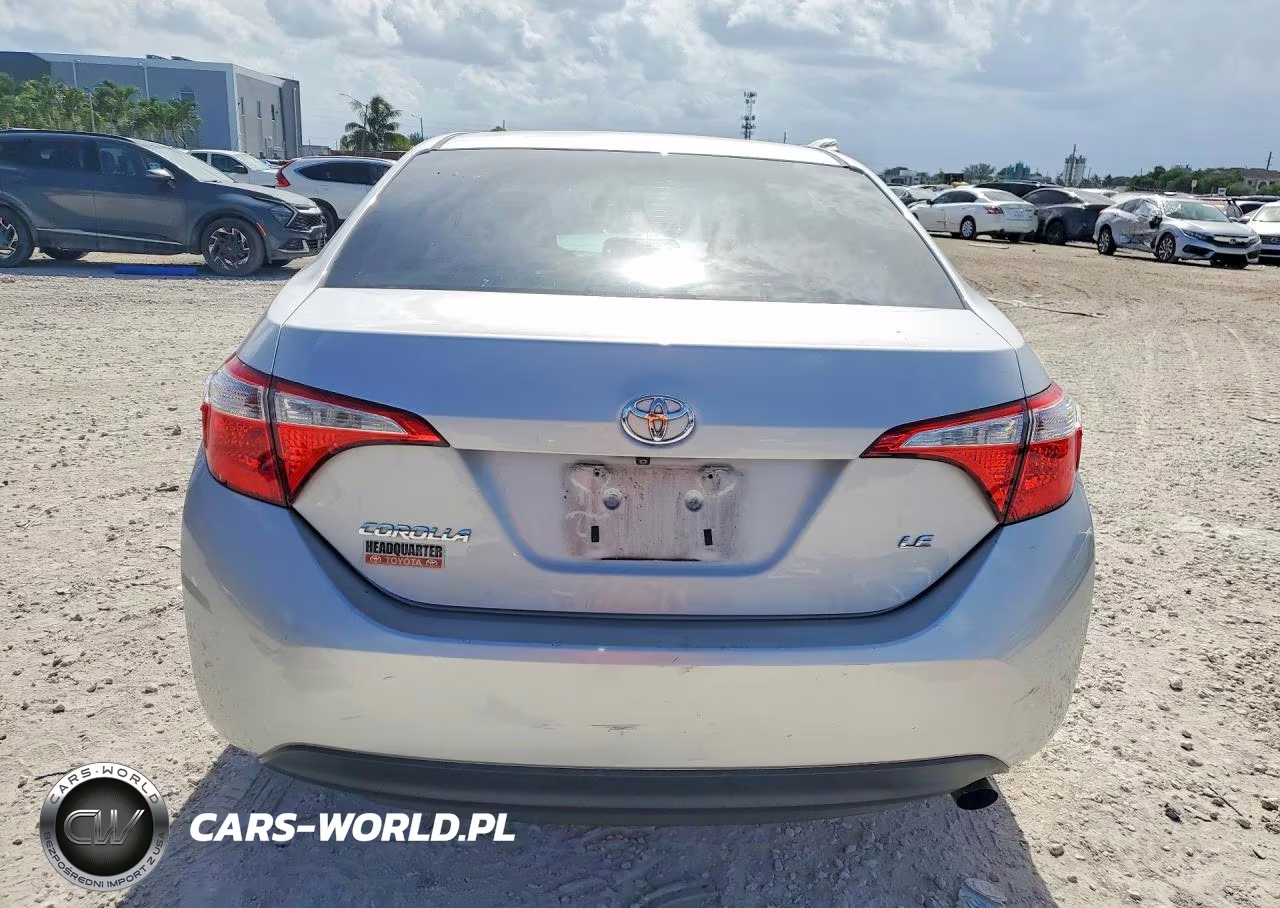 2015 Toyota Corolla Le VIN:2T1BURHEXFC326484 - 6
