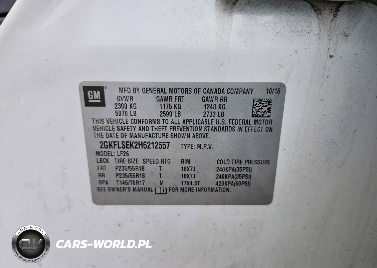 2017 GMC Terrain Sle VIN:2GKFLSEK2H6212557 - 13