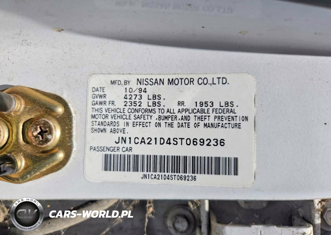 1995 Nissan Maxima VIN:JN1CA21D4ST069236 - 12