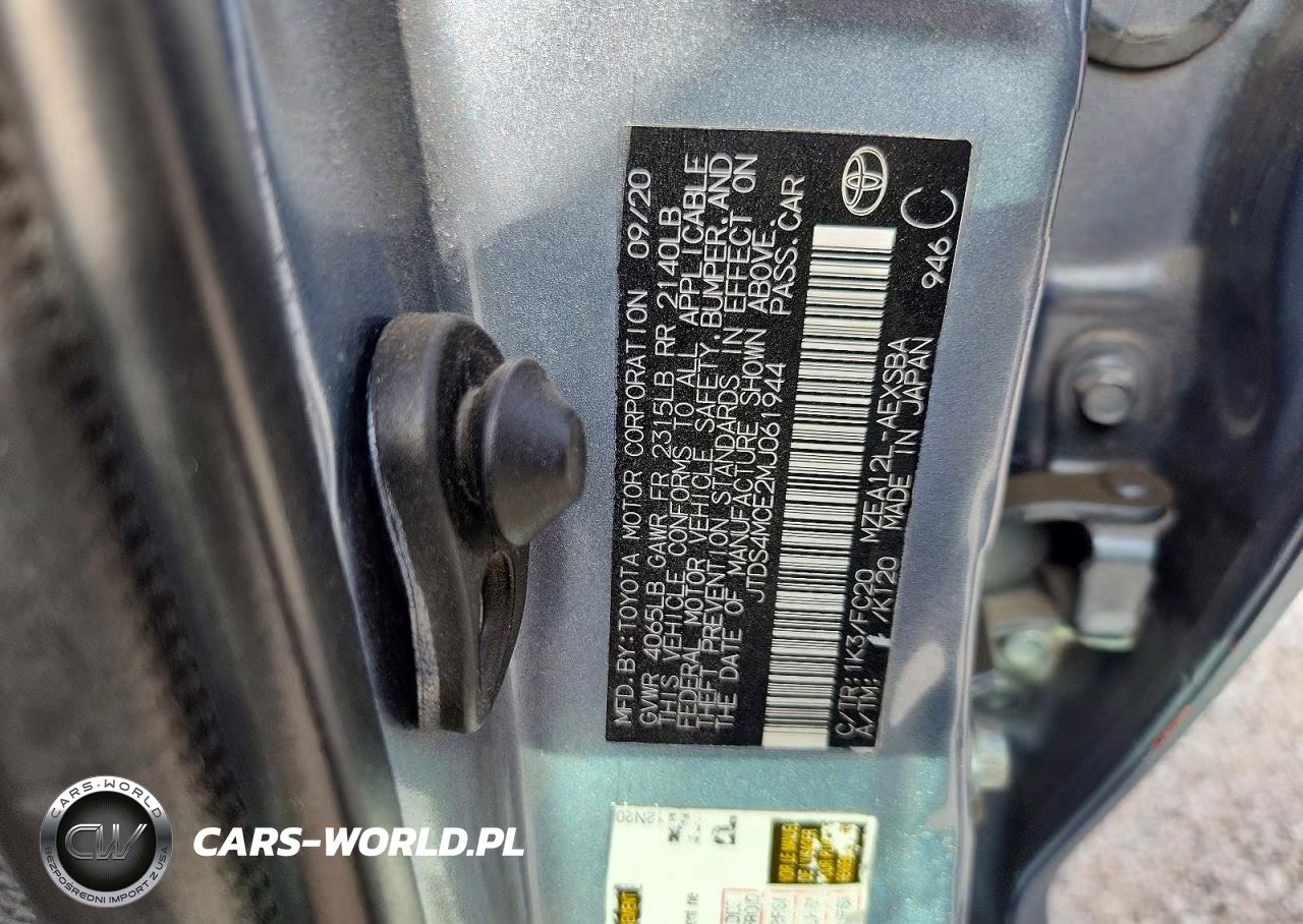 2021 Toyota Corolla Se VIN:JTDS4MCE2MJ061944 - 12
