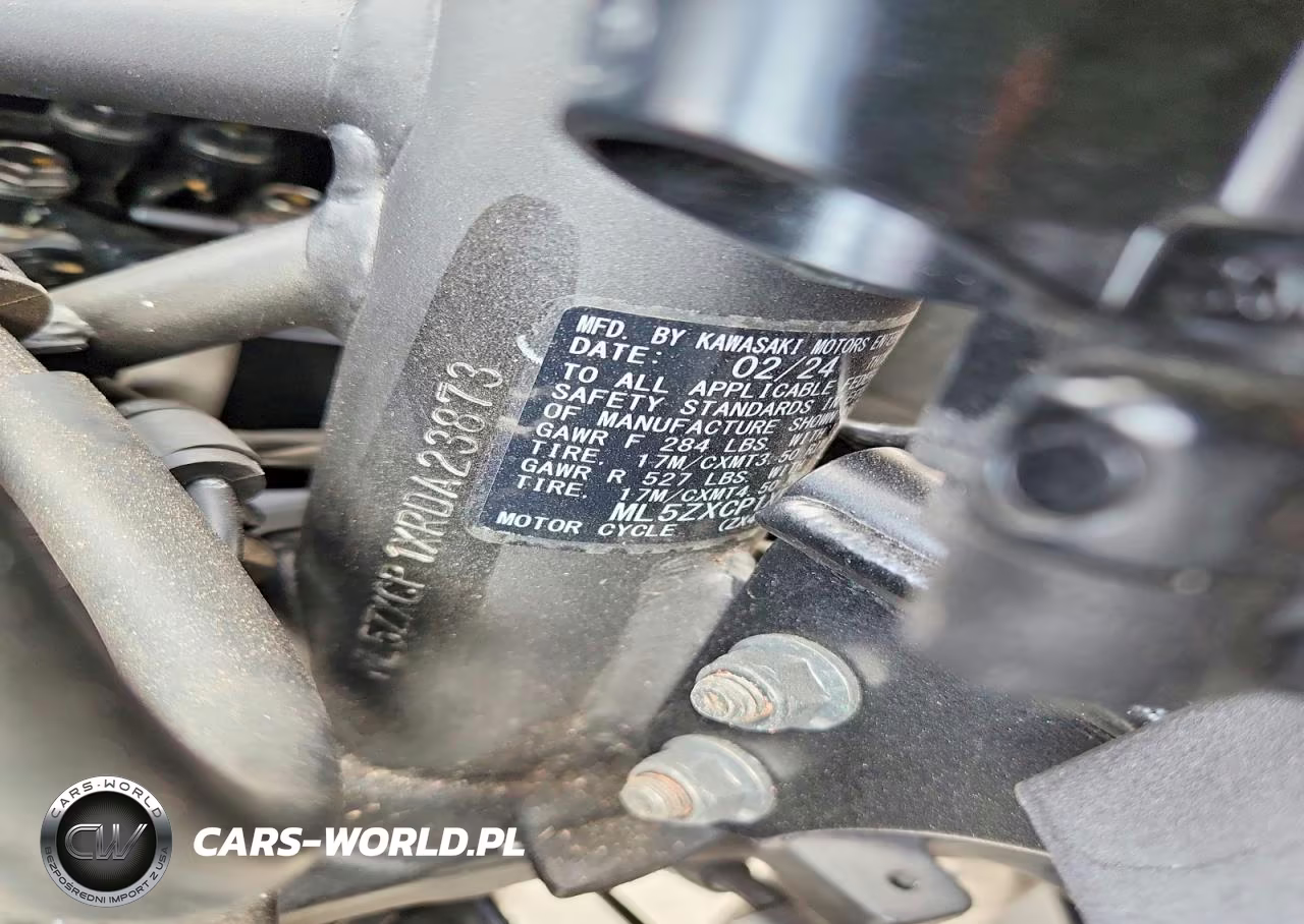 2024 Kawasaki Zx400 P VIN:ML5ZXCP1XRDA23873 - 9