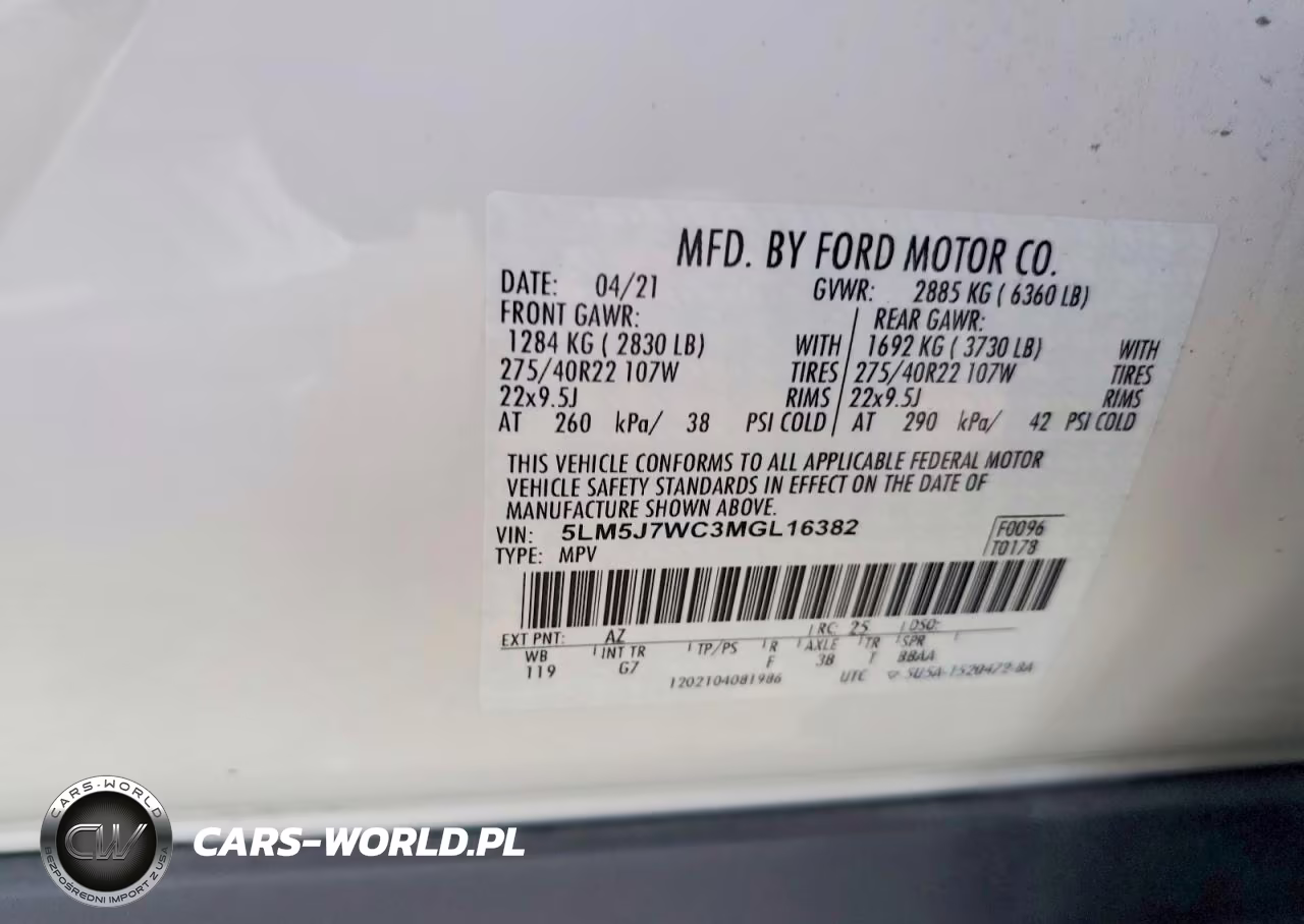 2021 Lincoln Aviator Reserve VIN:5LM5J7WC3MGL16382 - 13