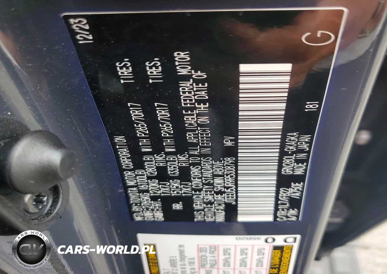 2024 Toyota 4Runner Sr5 VIN:JTEEU5JR9R5308798 - 14