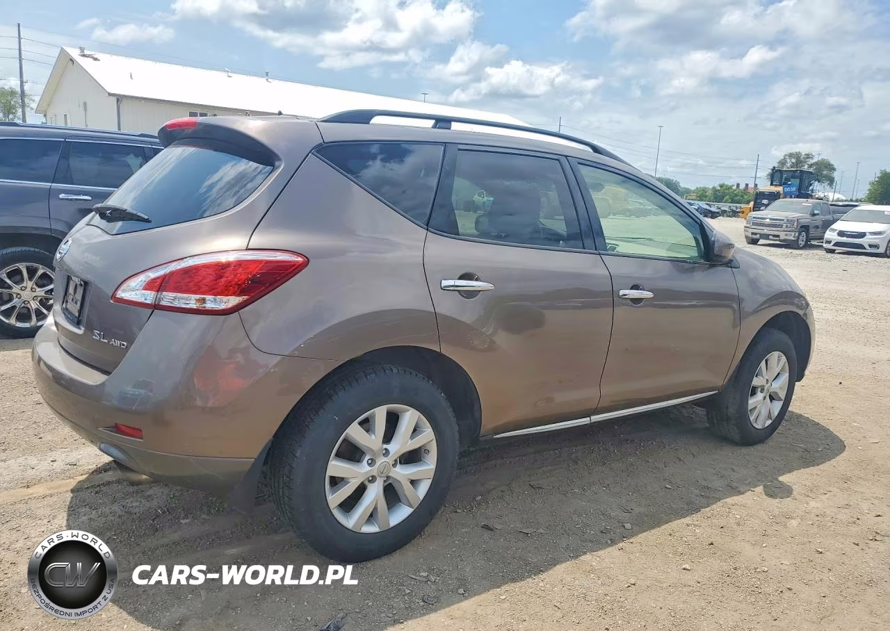 2014 Nissan Murano Sl VIN:JN8AZ1MW8EW505047 - 3