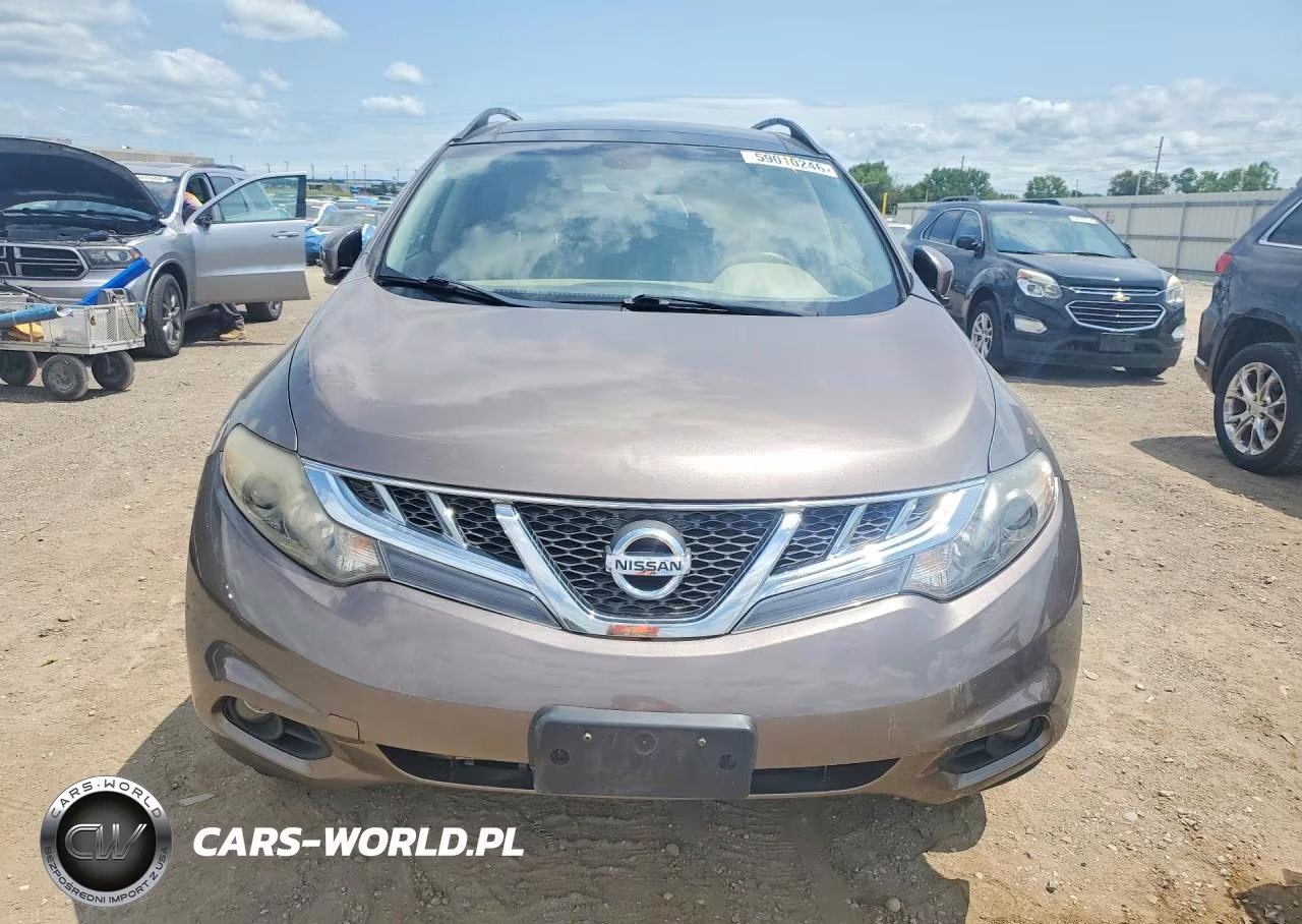 2014 Nissan Murano Sl VIN:JN8AZ1MW8EW505047 - 5