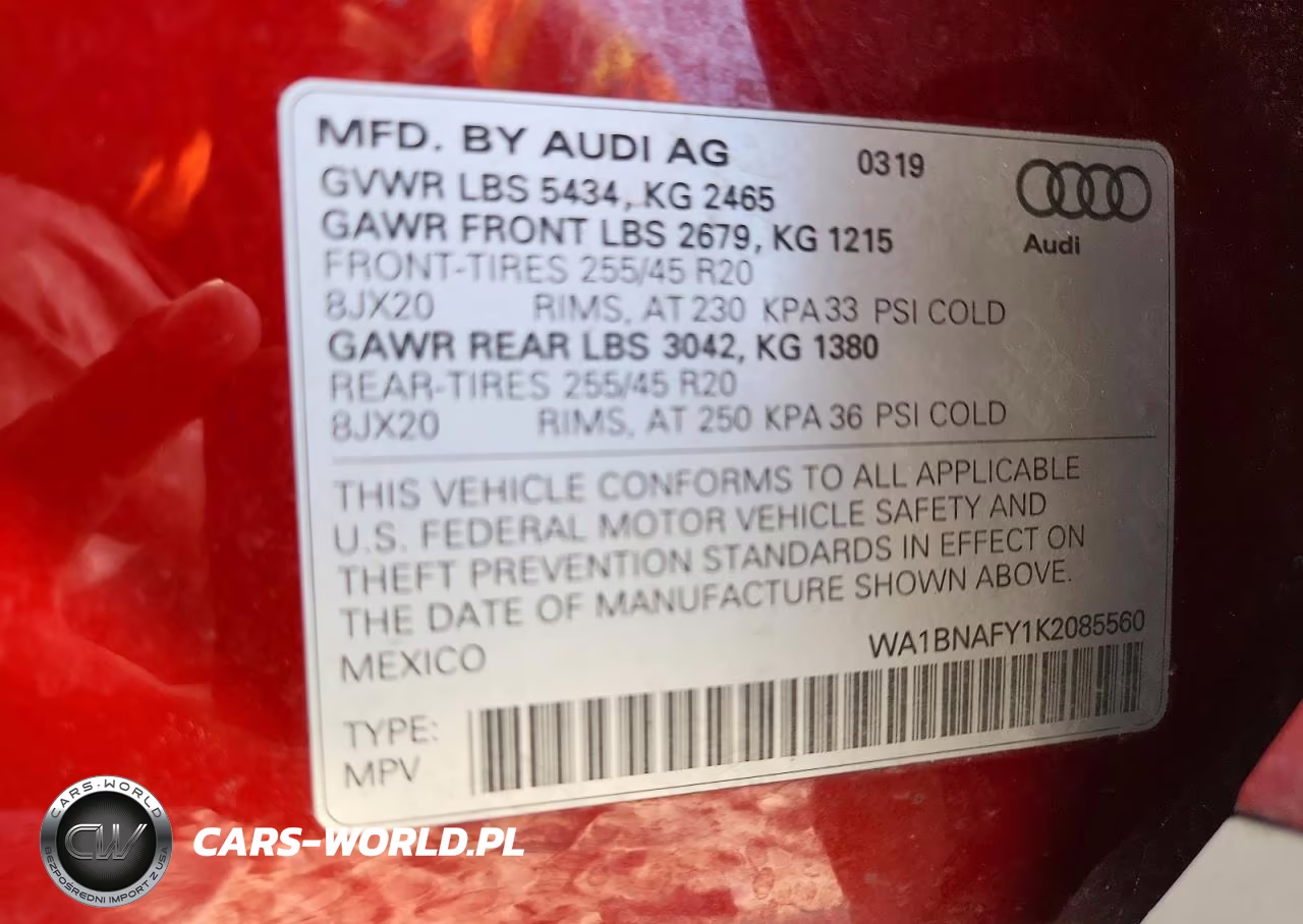 2019 Audi Q5 Premium Plus VIN:WA1BNAFY1K2085560 - 13