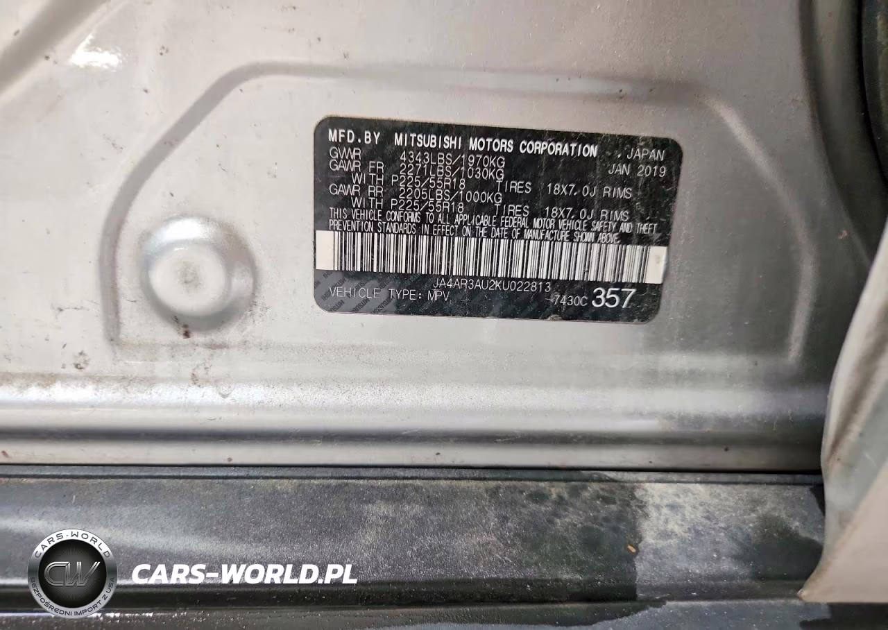 2019 Mitsubishi Outlander Sport Es-Se-Le-Sp VIN:JA4AR3AU2KU022813 - 13