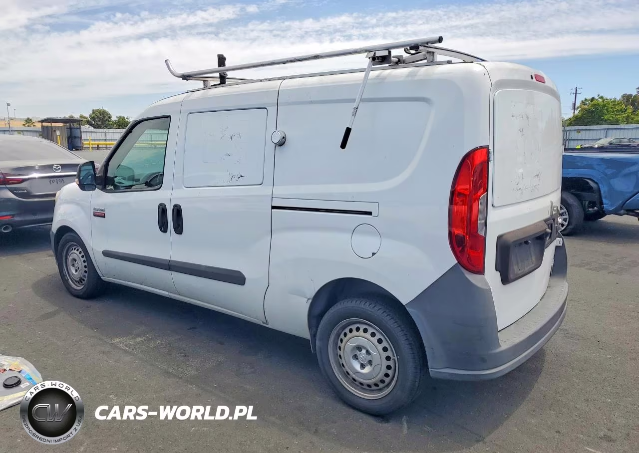 2016 Ram Promaster City Delivery Van VIN:ZFBERFAT7G6B09768 - 2
