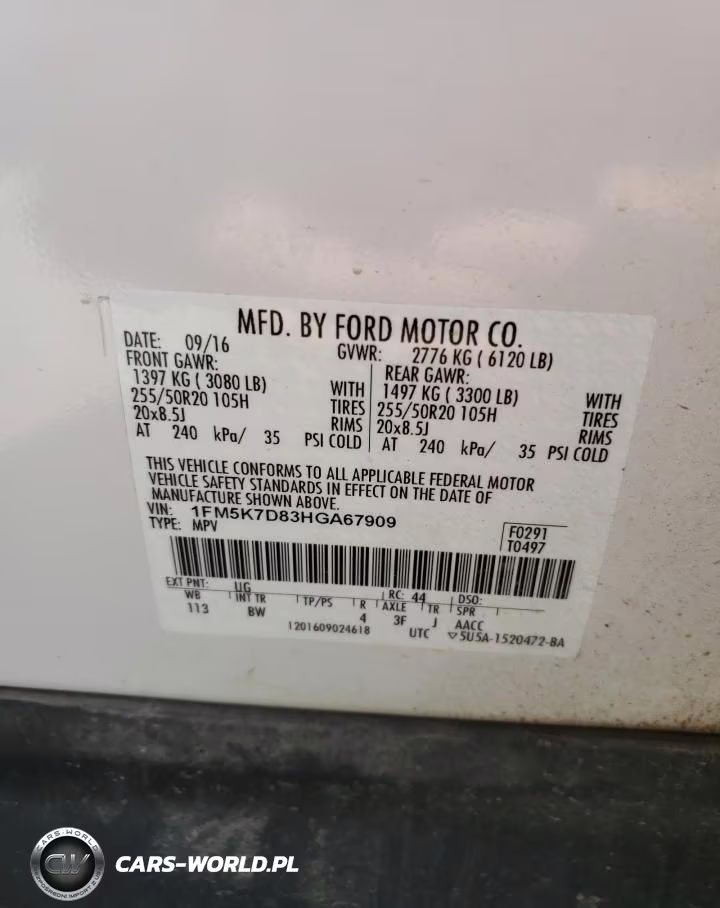 2017 Ford Explorer VIN:1FM5K7D83HGA67909 - 13