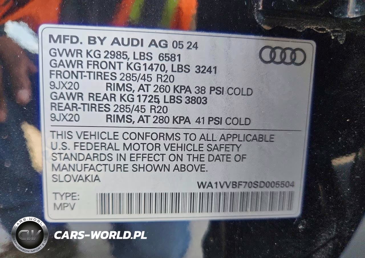 2025 Audi Q7 Prestige VIN:WA1VVBF70SD005504 - 13