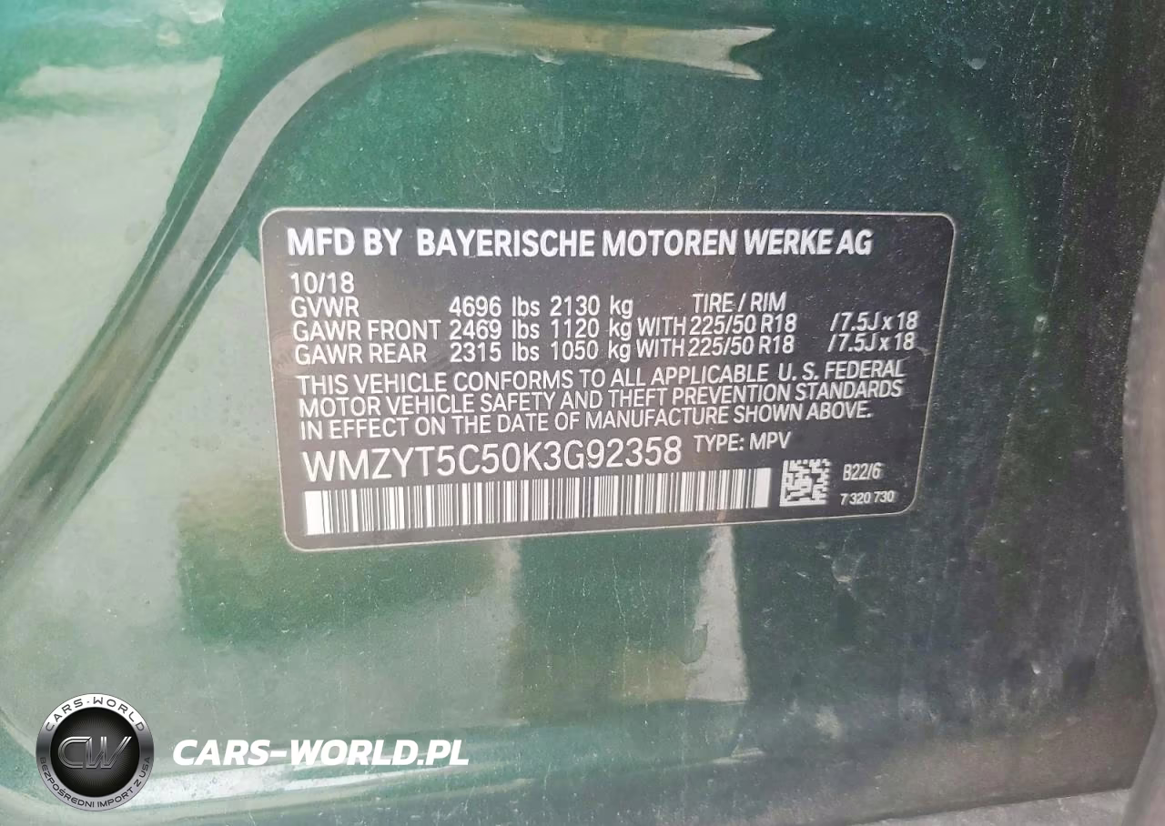 2019 Mini Cooper S Countryman All4 VIN:WMZYT5C50K3G92358 - 12