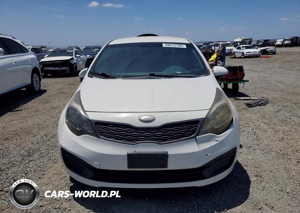 2013 Kia Rio Lx VIN:KNADM4A34D6242991 - 5