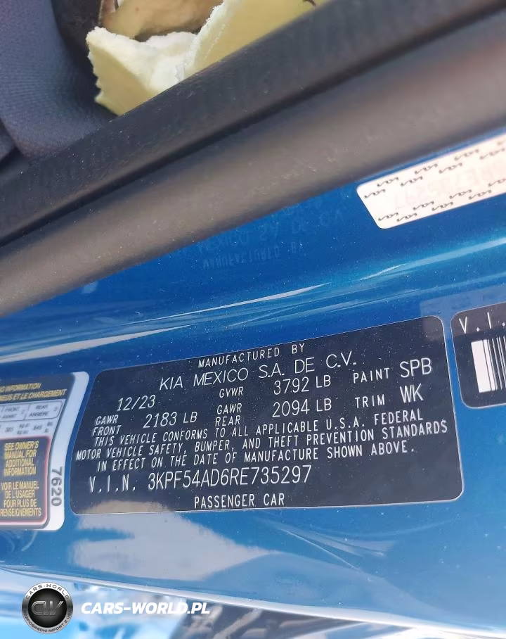 2024 Kia Forte Gt Line VIN:3KPF54AD6RE735297 - 12
