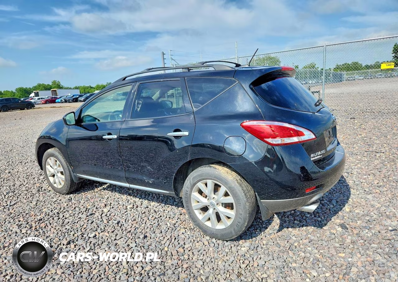 2014 Nissan Murano Sl VIN:JN8AZ1MWXEW512467 - 2