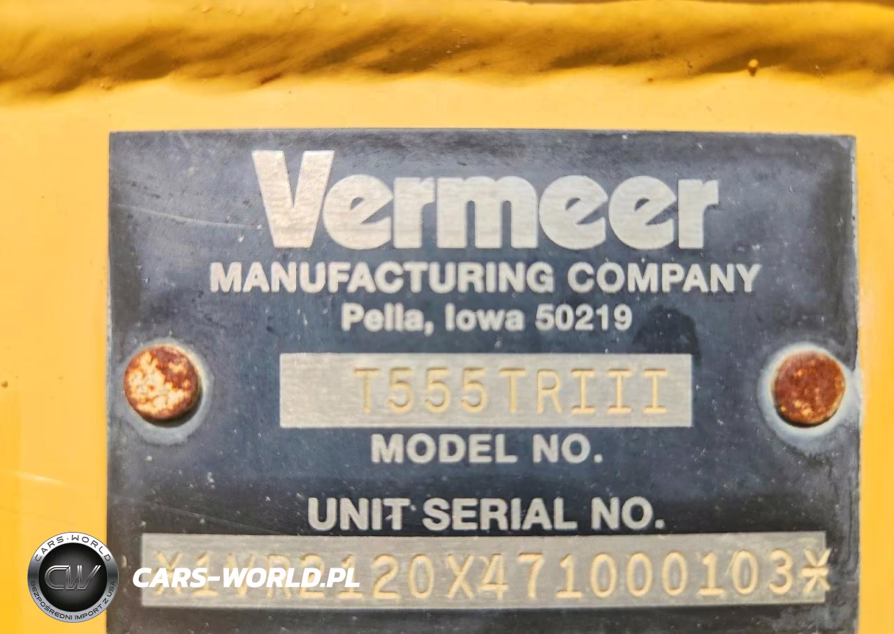 2007 Vermeer T555 Trencher VIN:1VR2120X471000103 - 10