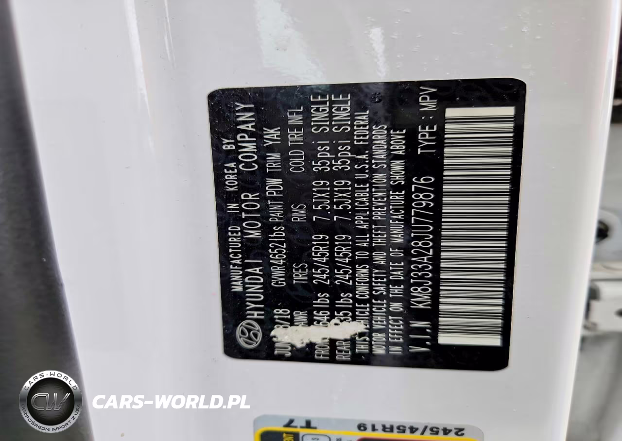 2018 Hyundai Tucson Value VIN:KM8J33A28JU779876 - 12
