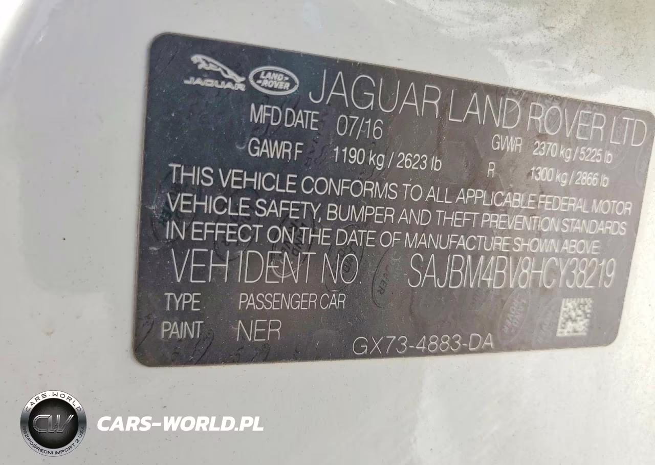 2017 Jaguar Xf S VIN:SAJBM4BV8HCY38219 - 12
