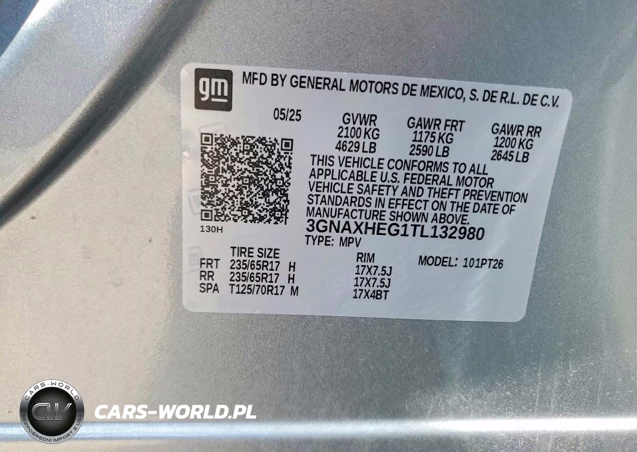 2026 Chevrolet Equinox Lt VIN:3GNAXHEG1TL132980 - 13