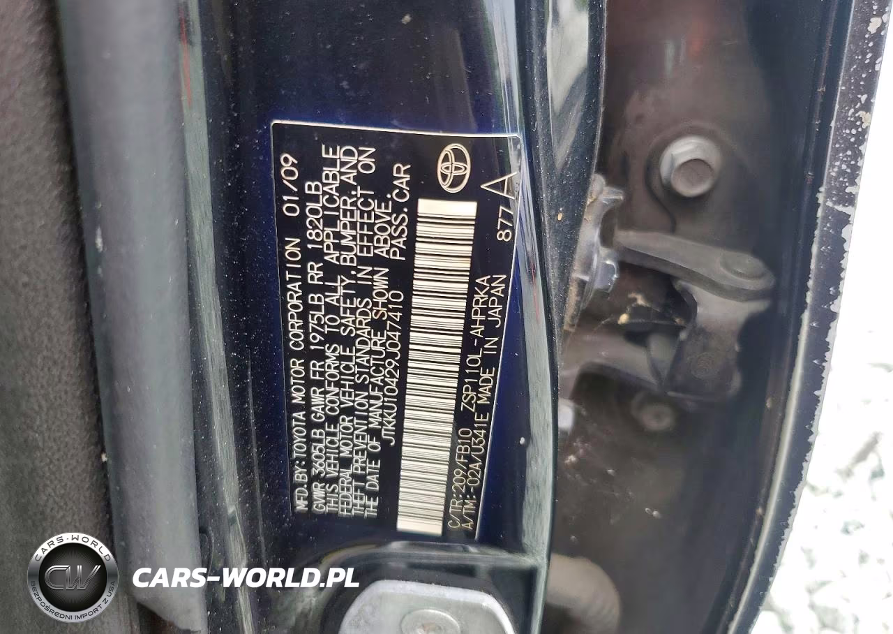 2009 Scion Xd Base VIN:JTKKU10429J047410 - 12