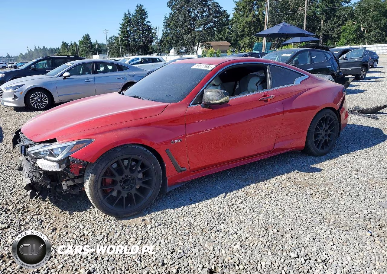 2017 Infiniti Q60 Red Sport 400