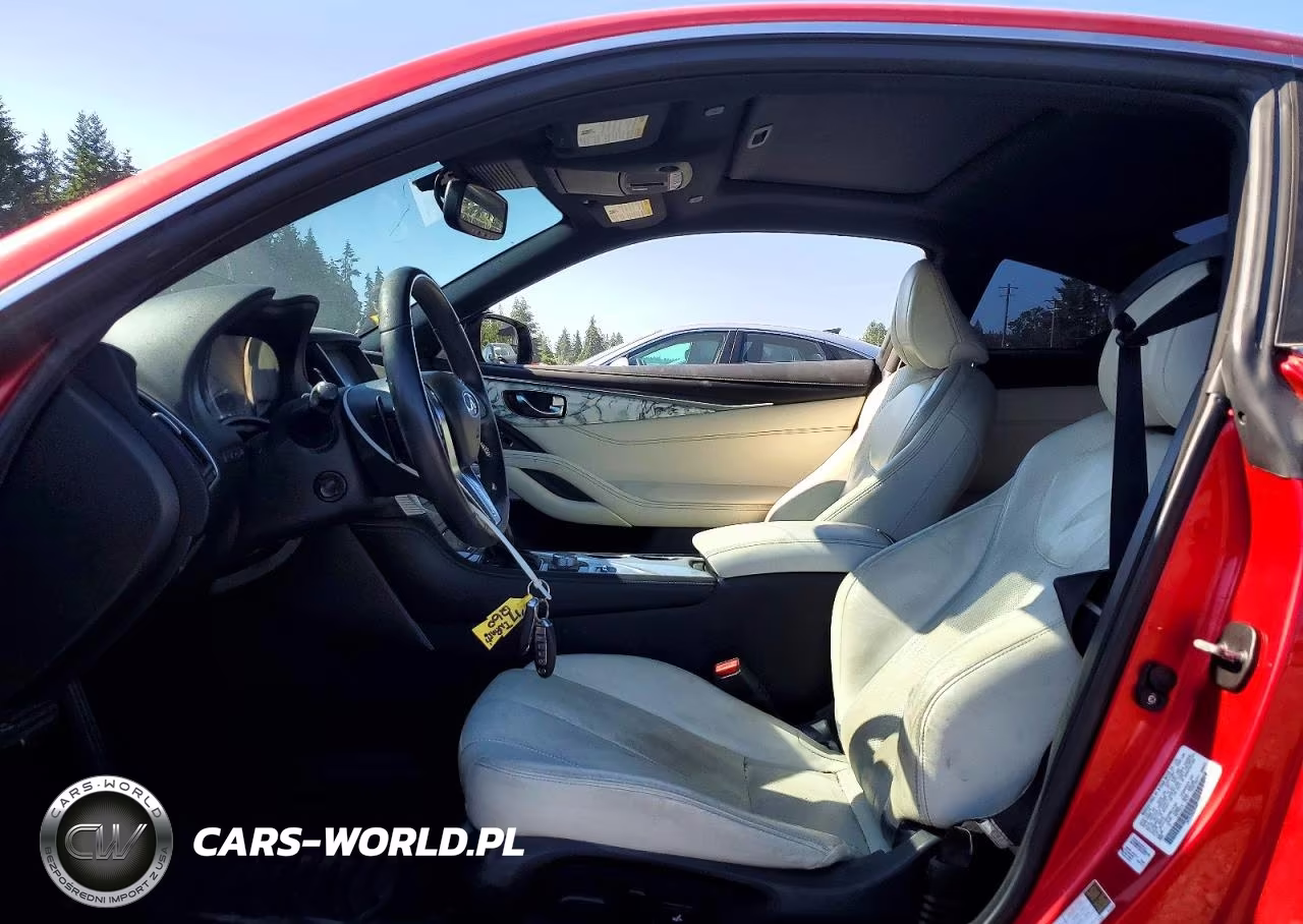 2017 Infiniti Q60 Red Sport 400 VIN:JN1FV7EK2HM610746 - 7
