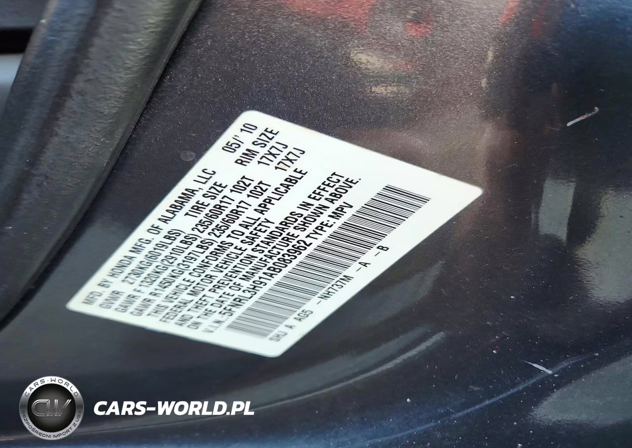 2010 Honda Odyssey Touring VIN:5FNRL3H91AB083962 - 13