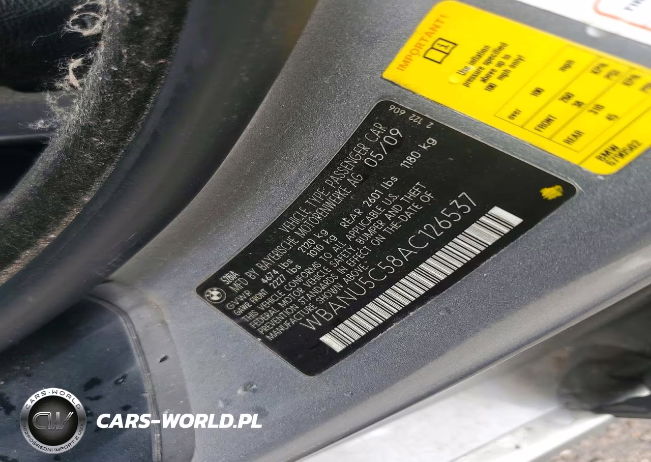 2010 BMW 528 I VIN:WBANU5C58AC126537 - 12
