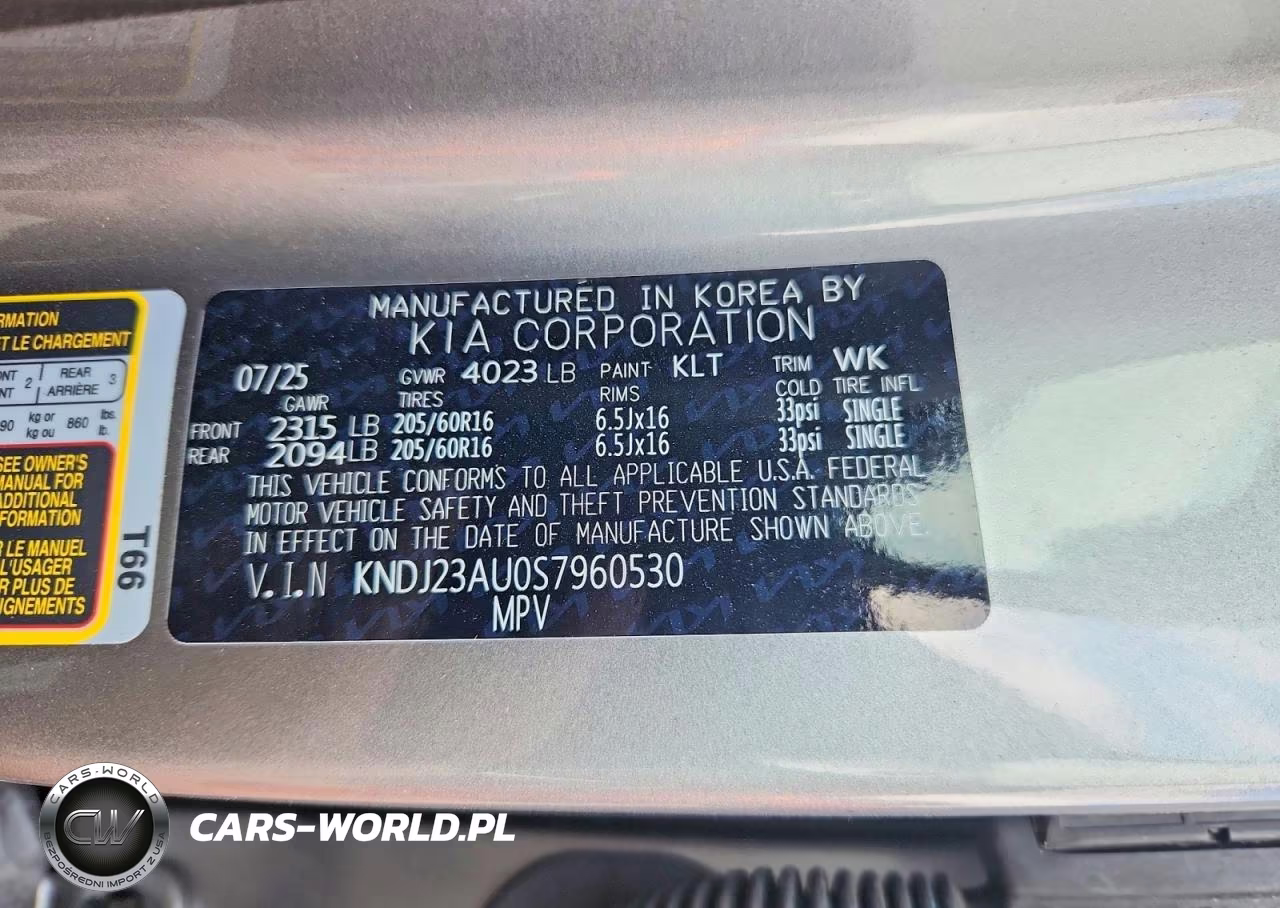 2025 Kia Soul S VIN:KNDJ23AU0S7960530 - 13