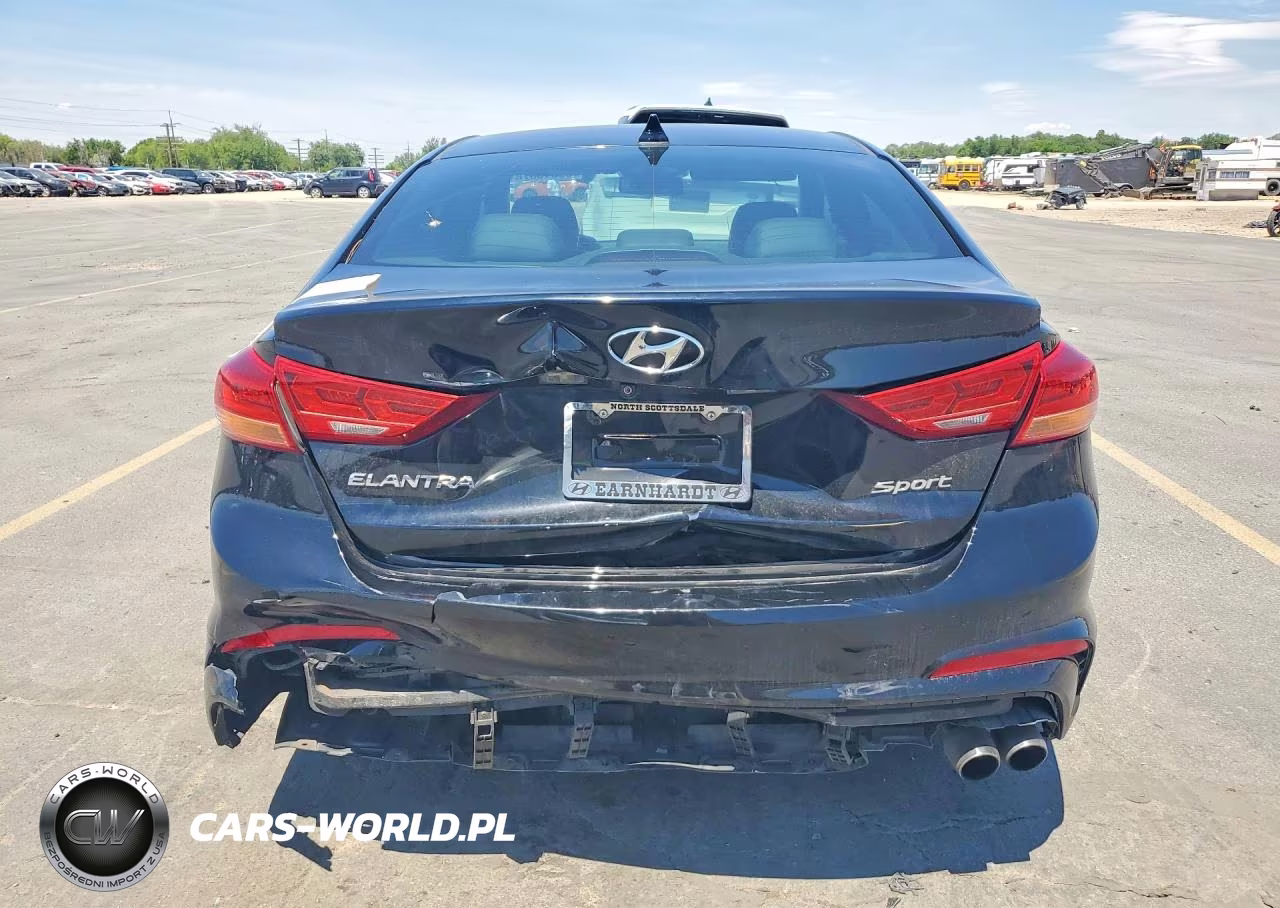 2018 Hyundai Elantra Sport VIN:KMHD04LB5JU451775 - 6