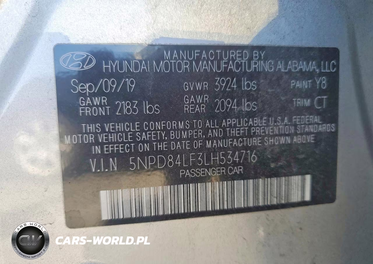 2020 Hyundai Elantra Sel VIN:5NPD84LF3LH534716 - 12