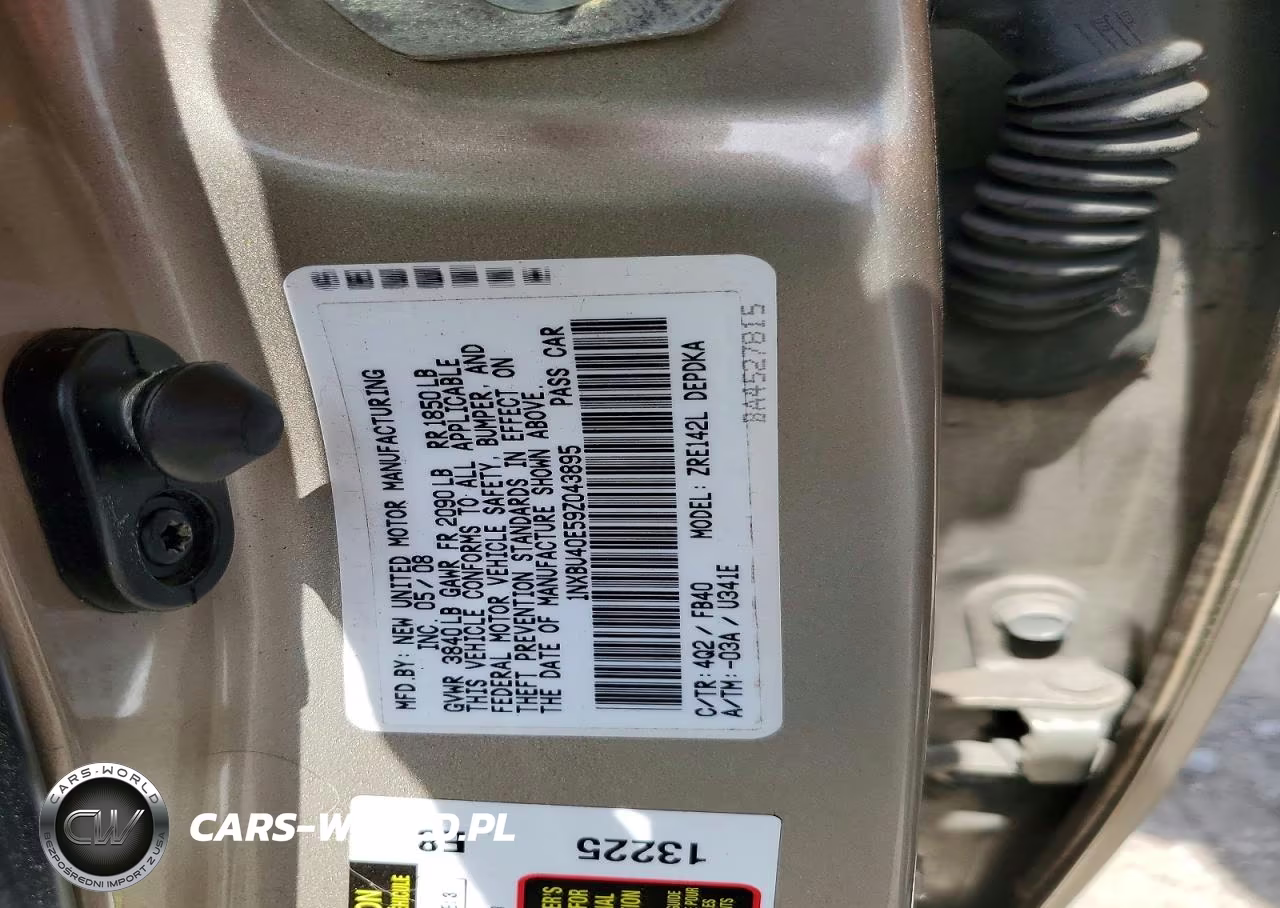 2009 Toyota Corolla Le VIN:1NXBU40E59Z043895 - 12
