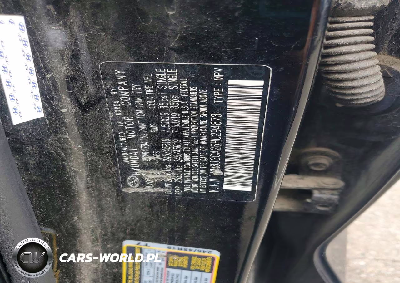 2017 Hyundai Tucson Limited VIN:KM8J3CA26HU294873 - 13
