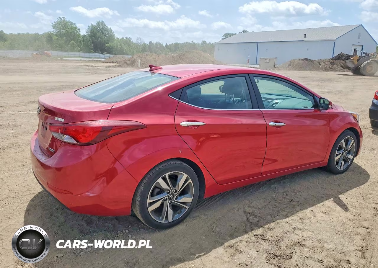 2014 Hyundai Elantra Limited VIN:KMHDH4AE0EU179082 - 3