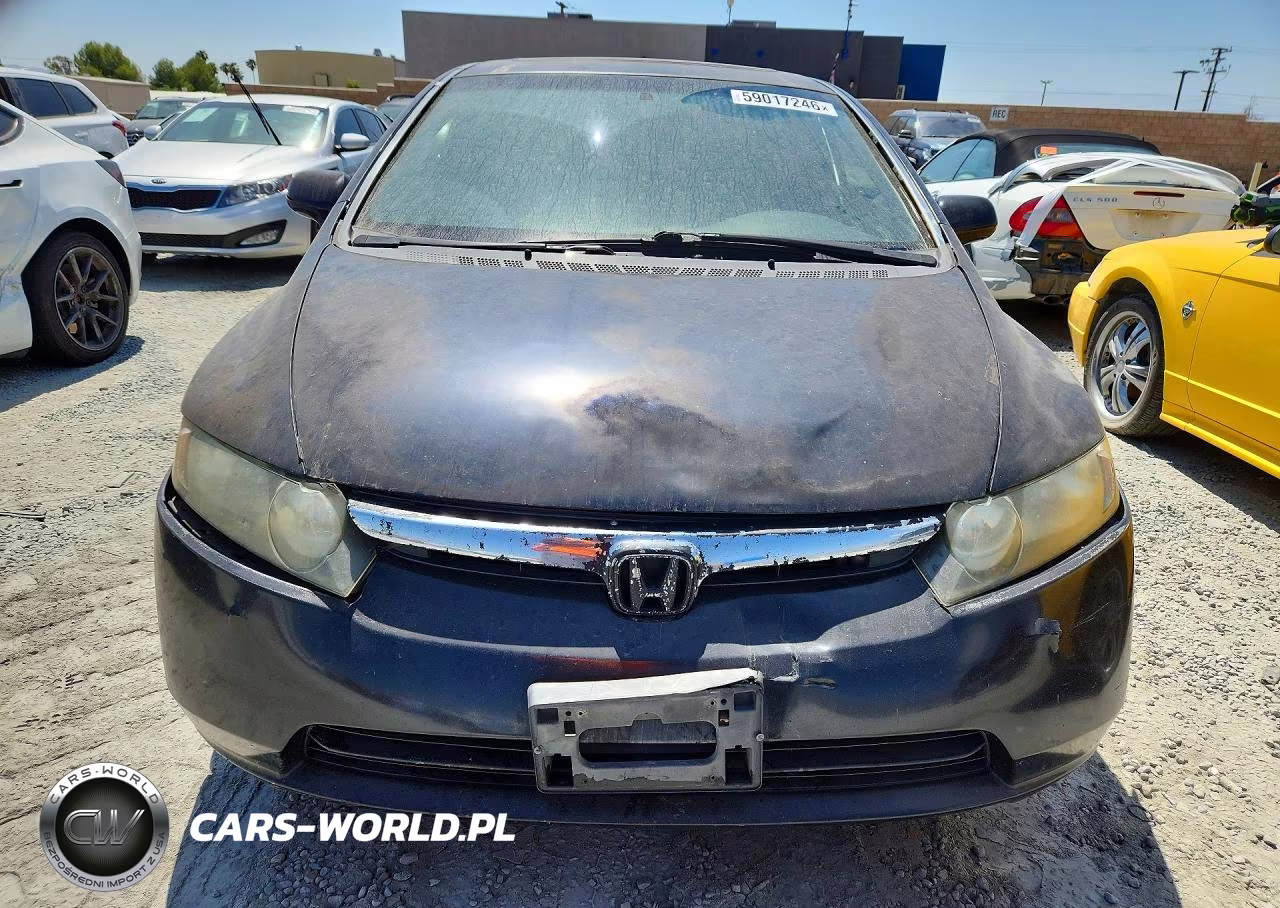2007 Honda Civic Lx VIN:2HGFA16507H309166 - 5