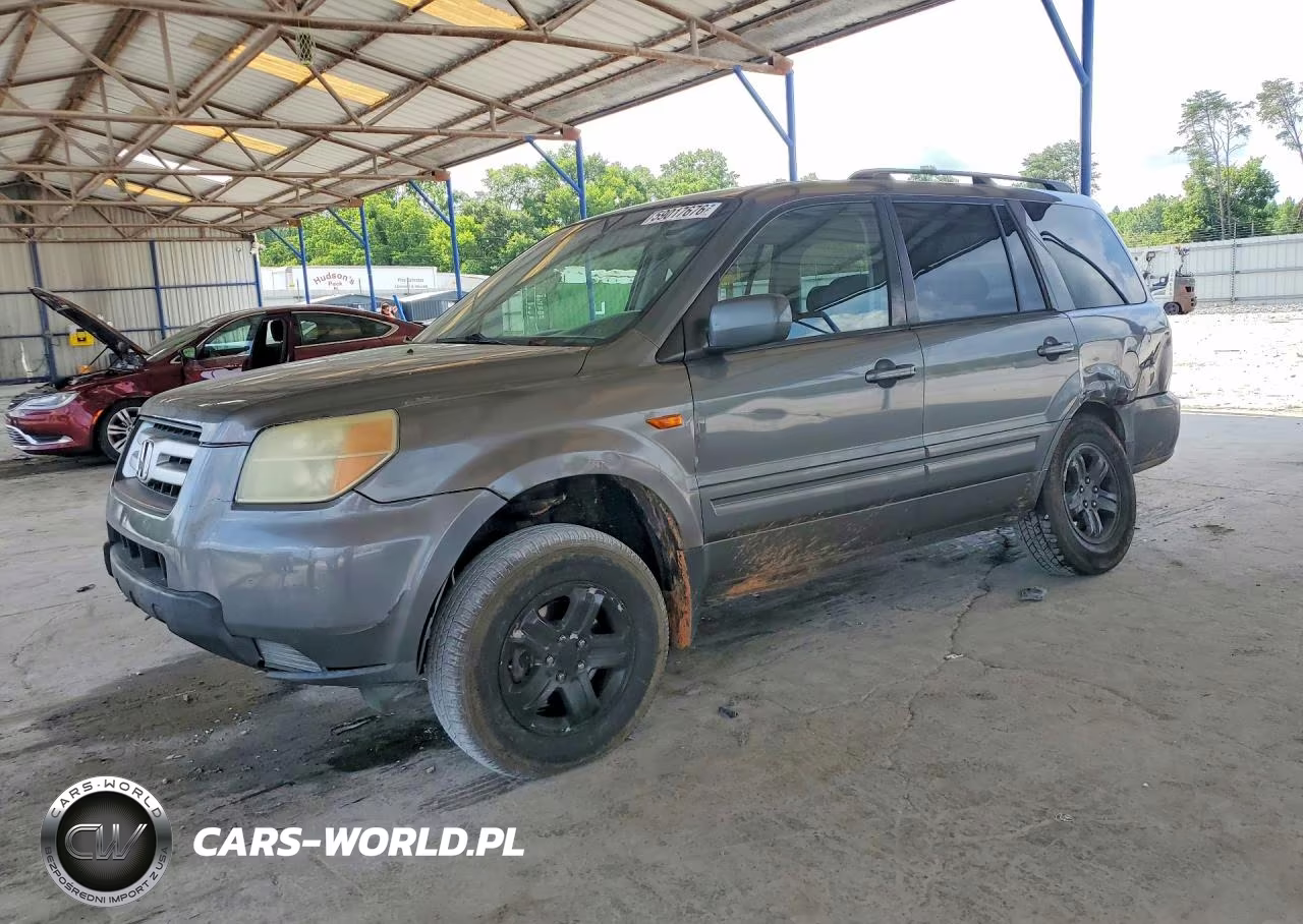 2008 Honda Pilot Vp VIN:5FNYF18228B037688 - 1