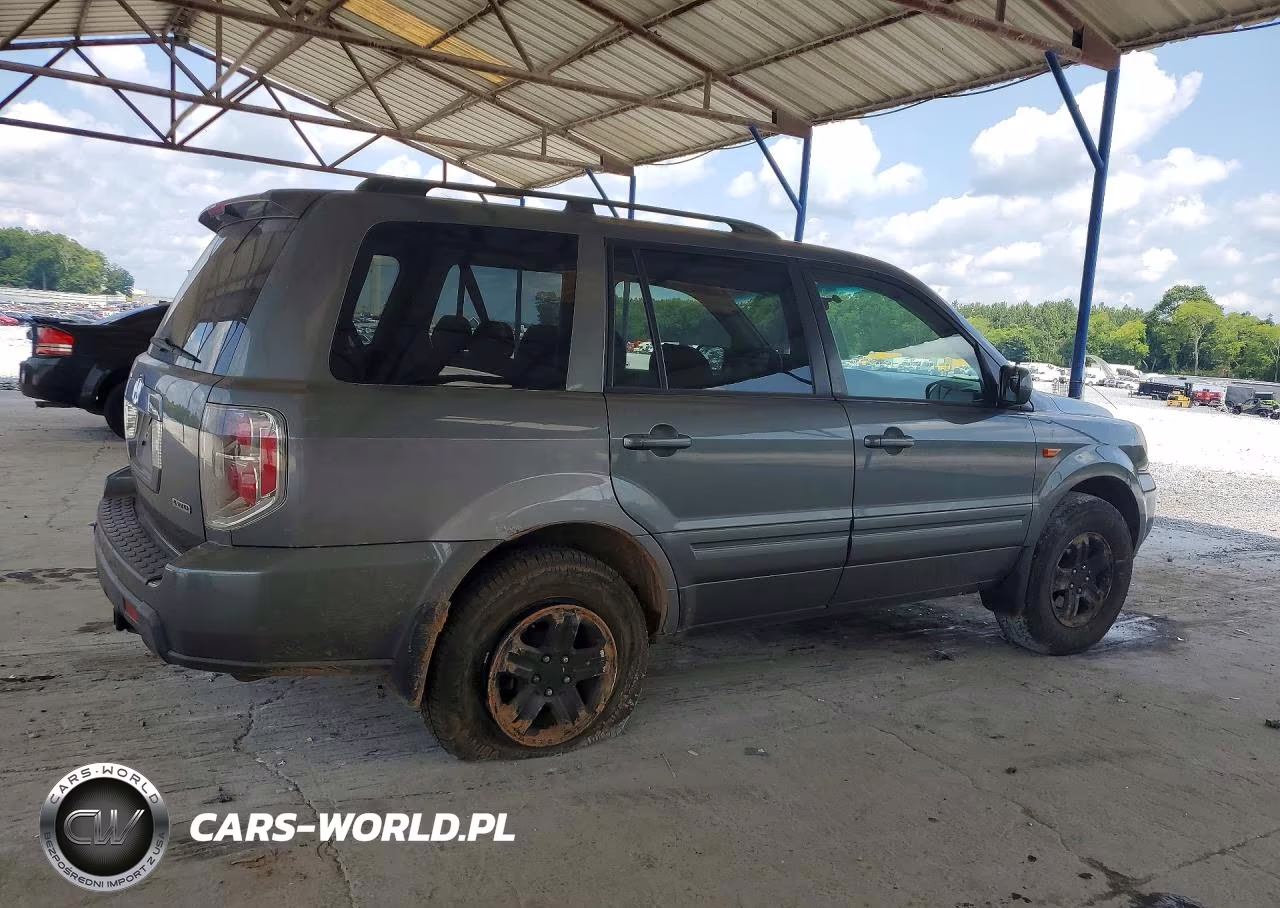 2008 Honda Pilot Vp VIN:5FNYF18228B037688 - 3