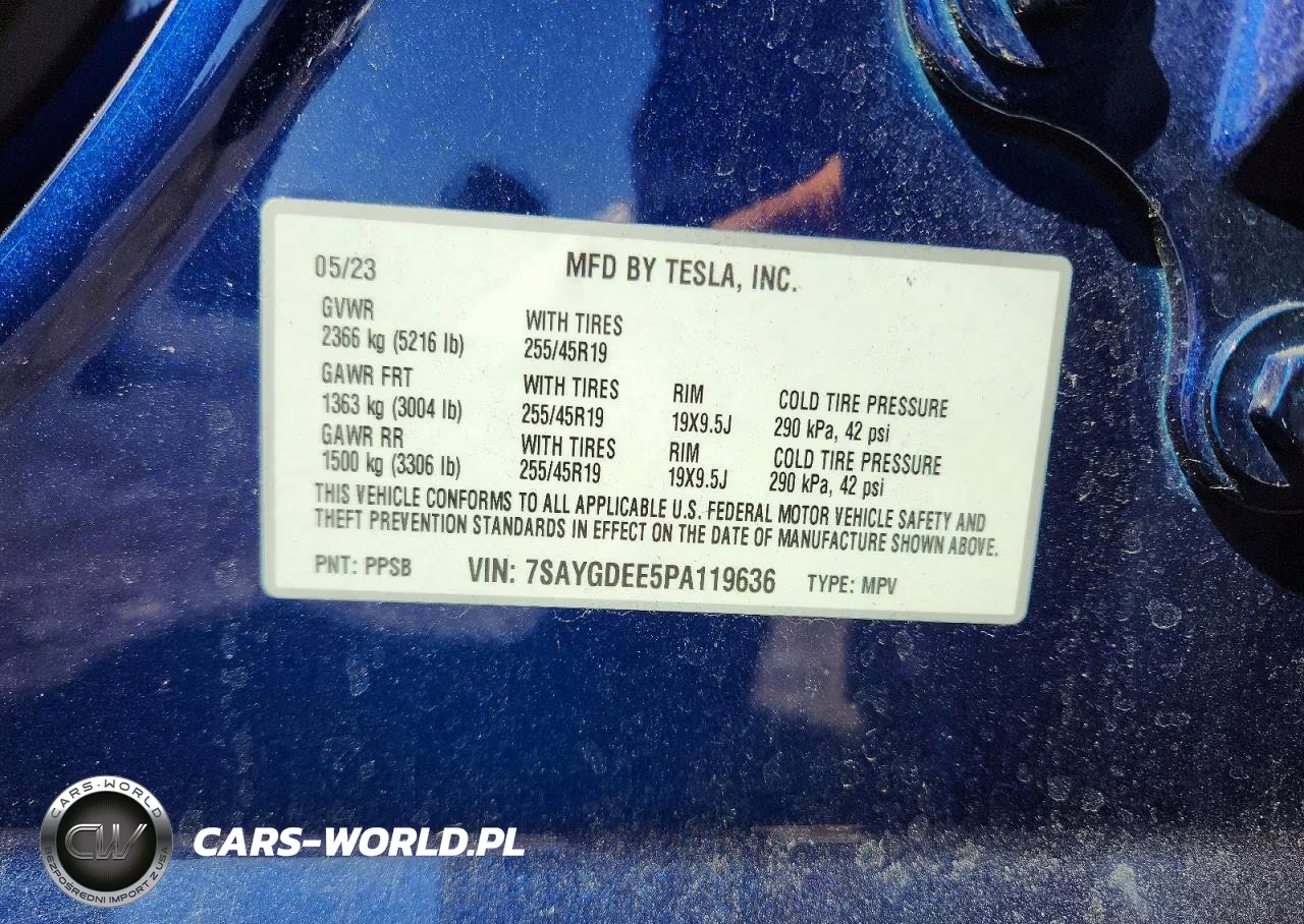 2023 Tesla Model Y VIN:7SAYGDEE5PA119636 - 13