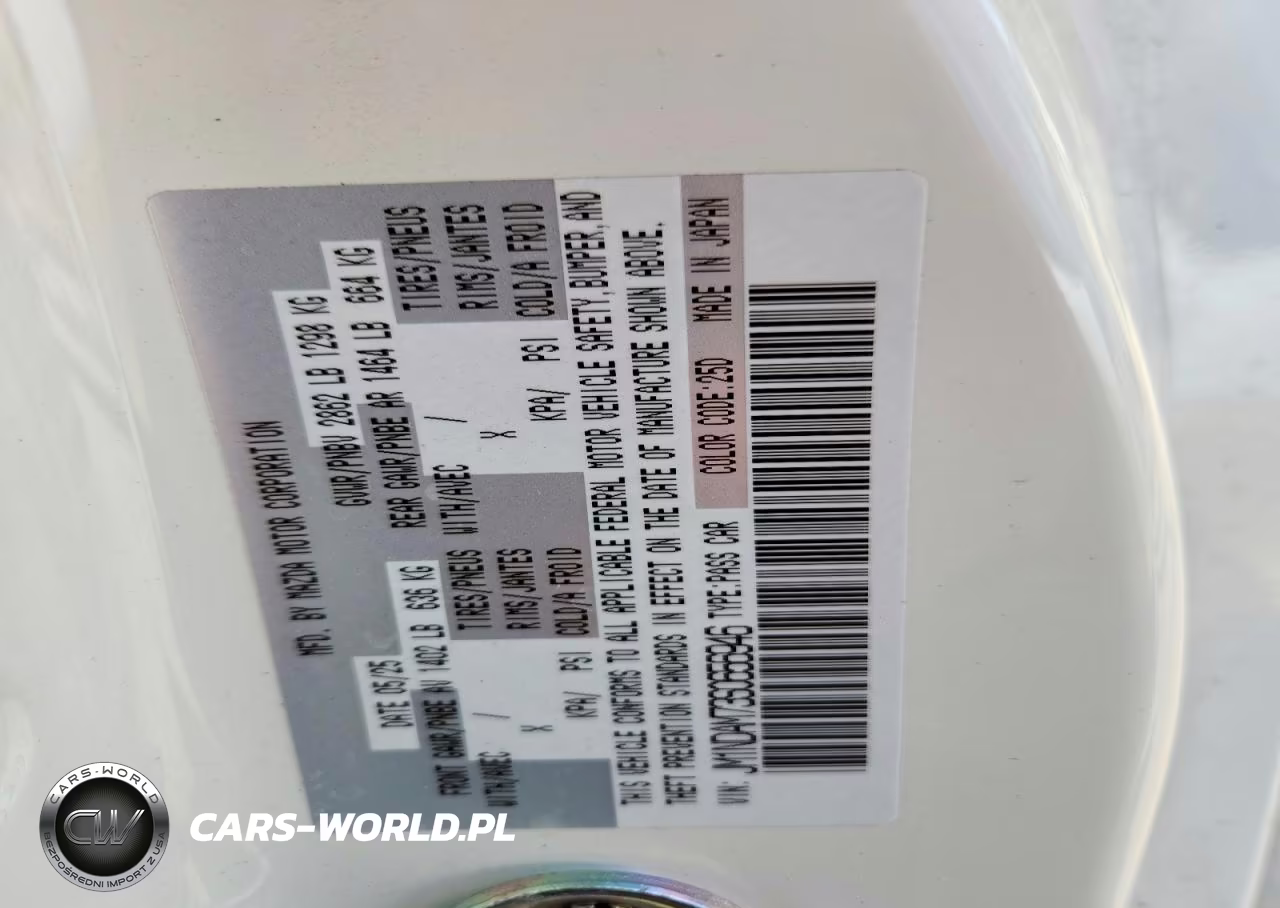 2025 Mazda Mx-5 Miata Grand Touring VIN:JM1NDAM73S0656946 - 12