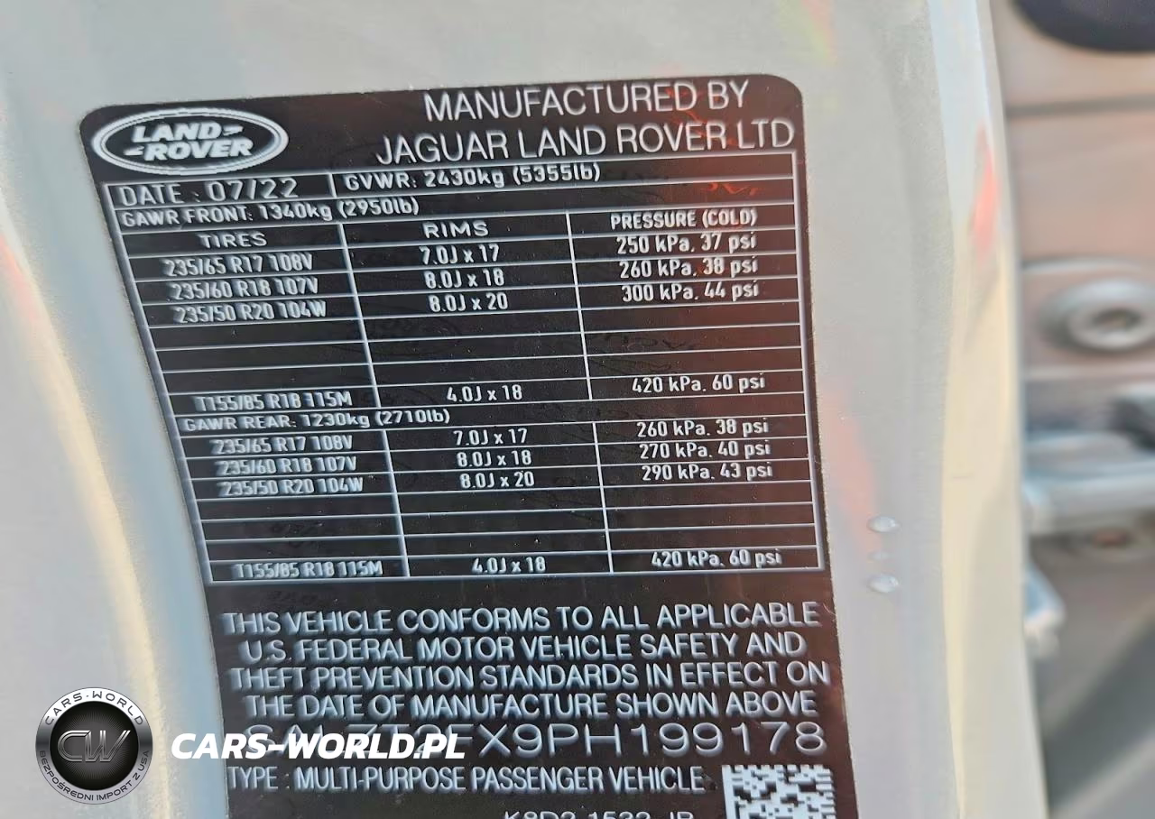 2023 Land Rover Range Rover Evoque R-Dynamic S VIN:SALZT2FX9PH199178 - 12