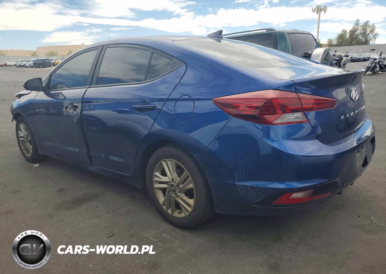 2019 Hyundai Elantra Sel VIN:5NPD84LF7KH411418 - 2