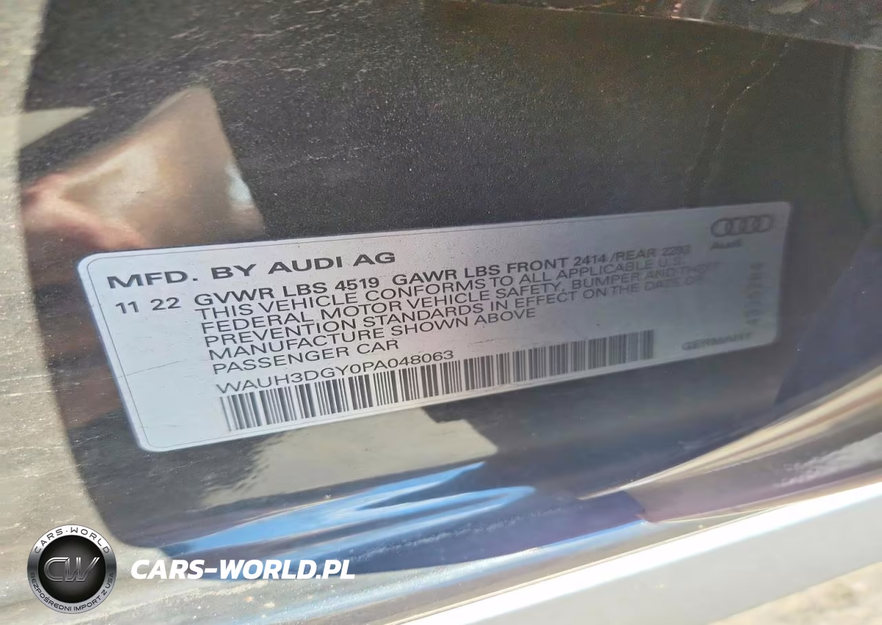 2023 Audi S3 Premium Plus VIN:WAUH3DGY0PA048063 - 12