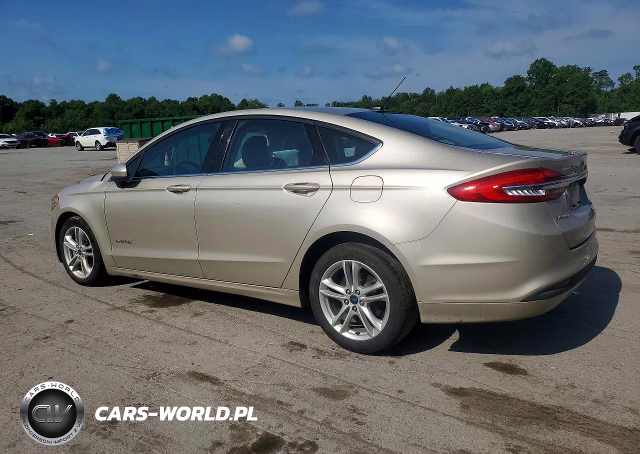 2018 Ford Fusion S Hybrid VIN:3FA6P0UU1JR122165 - 2