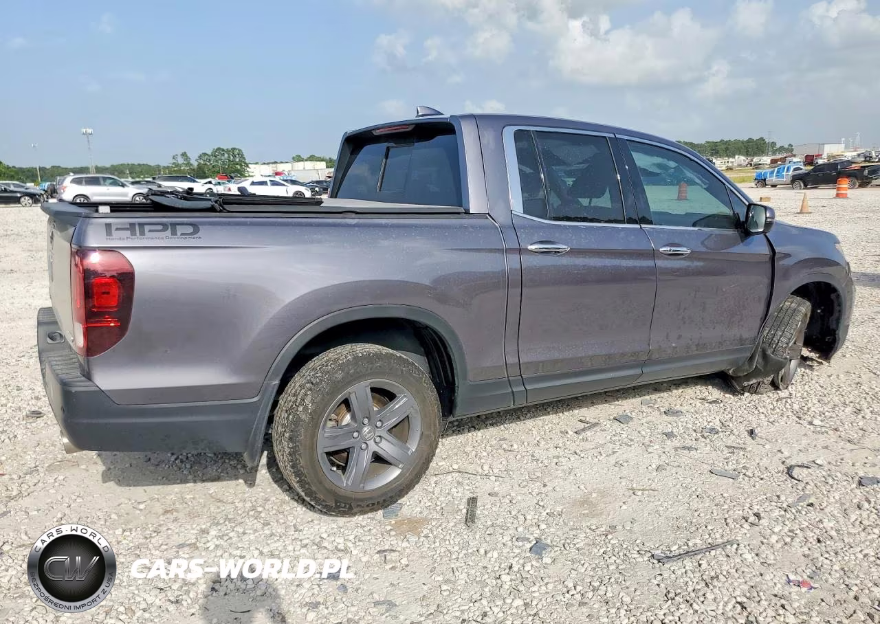 2021 Honda Ridgeline Rtl VIN:5FPYK3F76MB005575 - 3