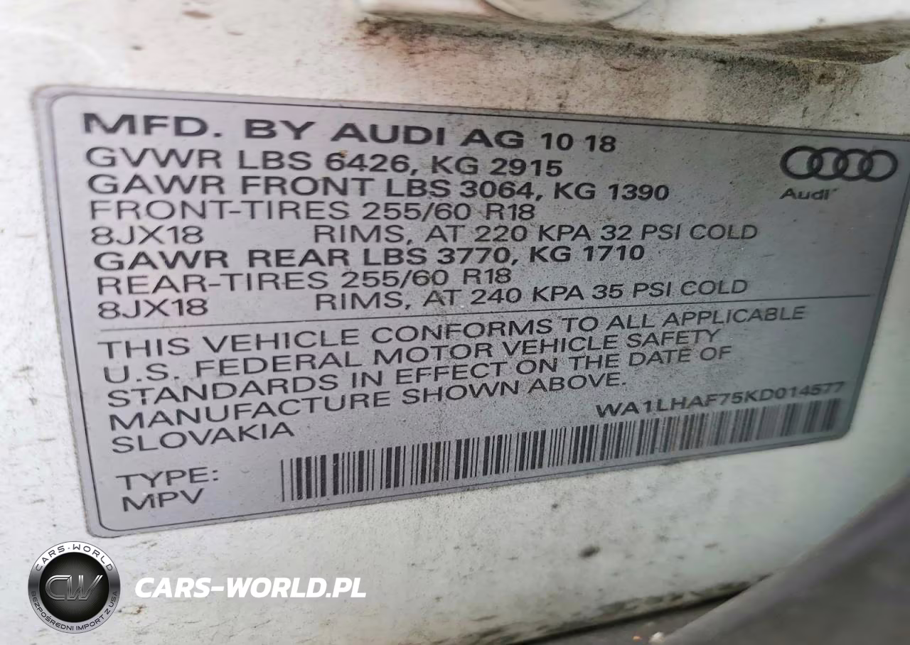 2019 Audi Q7 Premium Plus VIN:WA1LHAF75KD014577 - 13